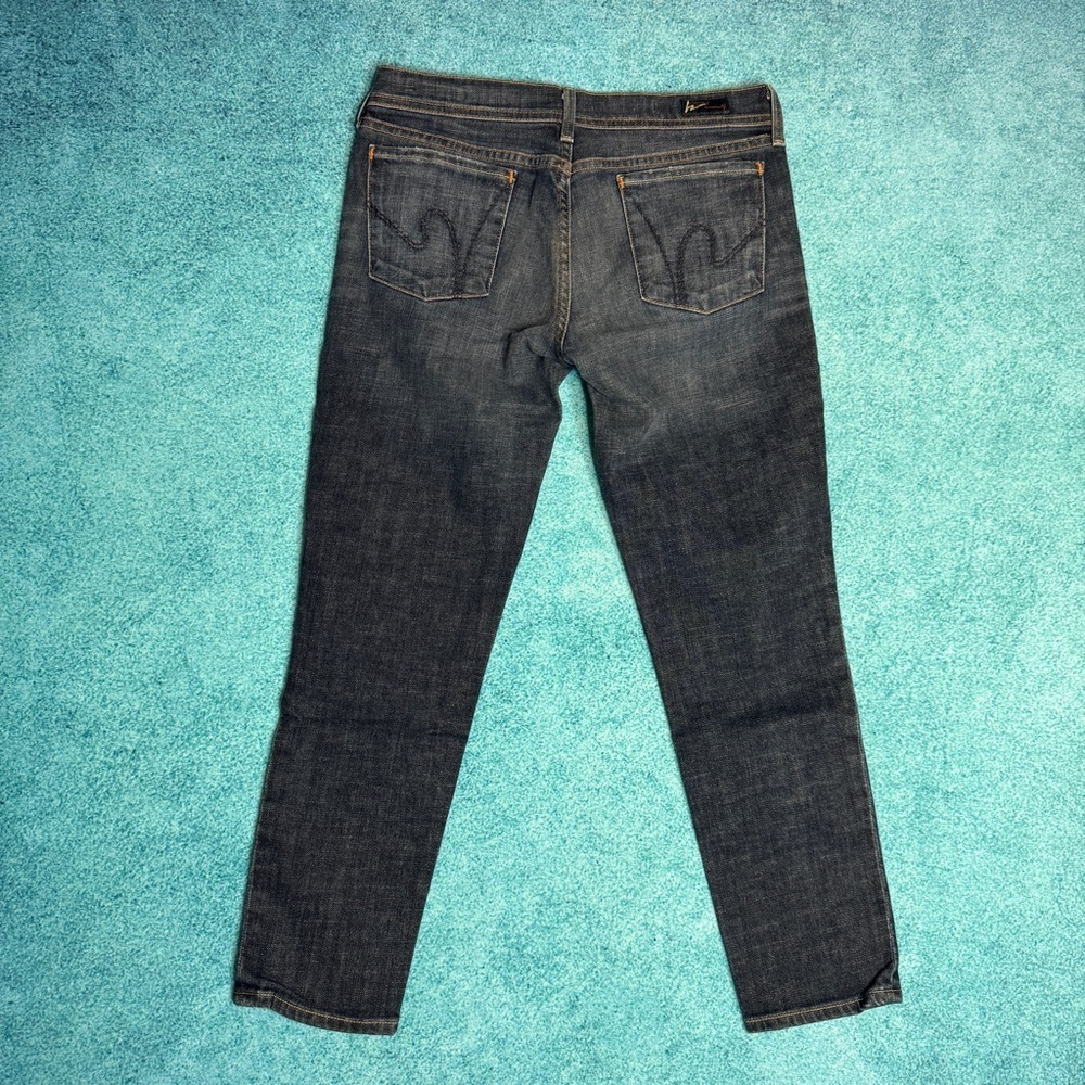Women's Citizens of Humanity Jeans Sz 29 Low Rise Slim 30x25 Made In USA - Picture 14 of 15